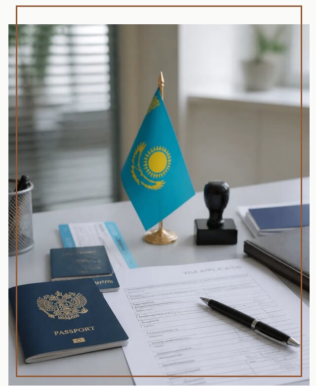 Оформление визы в Казахстан для поездки и работы в Удомле